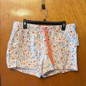 Floral Print Women's Pajama Shorts